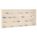 Vidaxl vitrine de collection en bois avec portes 80x8, 5x37 cm 4017387.