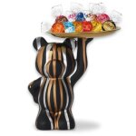 Vide - poche déco ourson noir et son assortiment de 12 chocolats lindor de lindt idée cadeau originale ... Vide - poche déco ourson noir et son assortiment de 12 chocolats lindor de lindt idée cadeau originale ...