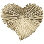 Vide - poche en m�tal heart 29 x 5 x 25 cm