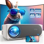 Videoprojecteur 20000 lumens 4k supporte retroprojecteur o8 projecteur native 1080p wifi6 bluetooth 5. ...