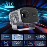 Vidoprojecteur acelife projecteur portable avec wi - fi bluetooth portable 4k automatique - home cinma ...