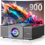 Vidoprojecteur - suteo - full hd 1080p - 4k support - 900 ansi - wifi bluetooth