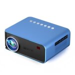 Vidoprojecteur mini led hd miroir dcran tlcommande multimdia dispositif home cinma - bleu