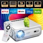 Vid�oprojecteur wi - fi 5g bluetooth 1080p full hd retroprojecteur 4k supporte projecteur 18000 lumens ...