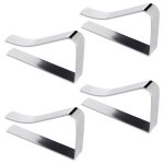 Vilde lot de 4 pinces à nappe en métal - pratiques et durables - pour tables jusquà 3 cm dépaisseur - ... Vilde lot de 4 pinces à nappe en métal - pratiques et durables - pour tables jusquà 3 cm dépaisseur - ...