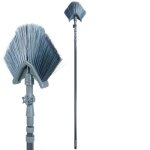 Vilde balai tlescopique multifonctionnel - brosse triangulaire rotative - longueur rglable 140 - 327 ...