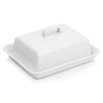 Vilde beurrier en c�ramique 16x13x7 cm - couvercle pour fra�cheur - design �l�gant et facile � nettoyer ...