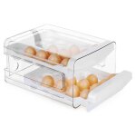 Vilde bote  ?ufs 40 ?ufs - plastique robuste - 2 niveaux avec tiroirs coulissants - facile  nettoyer ...