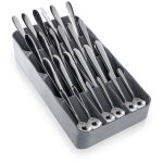 Vilde organisateur de couverts 9 compartiments - plastique durable - design compact - universel pour ...
