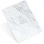 Vilde planche  dcouper en verre 40x30 cm - antidrapante - facile  nettoyer - polyvalente - blanc