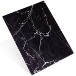 Vilde planche � d�couper en verre 40x30 cm - antid�rapante - facile � nettoyer - polyvalente - noir