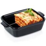 Vilde plat  gratin cramique 370 ml - rsistant  la chaleur - poignes confortables - four et micro ...
