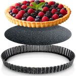 Vilde plat à tarte 28 cm - fond amovible - acier au carbone avec revêtement en granit - cuisson uniforme ... Vilde plat à tarte 28 cm - fond amovible - acier au carbone avec revêtement en granit - cuisson uniforme ...