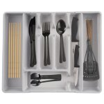 Vilde range - couverts réglable - plastique gris durable - extensible de 275 à 44 cm - idéal pour la ... Vilde range - couverts réglable - plastique gris durable - extensible de 275 à 44 cm - idéal pour la ...