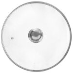 Vilde universel couvercle en verre 28 cm - résistant à 200°c - Évent de vapeur - poignée en acier inoxydable ... Vilde universel couvercle en verre 28 cm - résistant à 200°c - Évent de vapeur - poignée en acier inoxydable ...