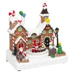 Village lumineux pre nol bonhomme de neige train 11 led musical et - atmosphera createur dinterieur ...
