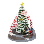 Village lumineux sapin train 17 led musical - feeric lights & christmas