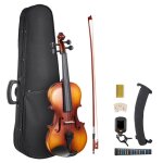 Violon 3 / 4 - vevor - kit violon d�butants - avec �tuicolophane archet �pauli�re chevalet accordeur ...