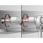 Vis b�ton ultracut fbs ii - fischer - 10x95 - t�te frais�e - torx - bo�te de 50