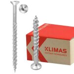 Vis à bois - klimas - kmwht - tête fraisée - revêtement de cire - empreinte torx Vis à bois - klimas - kmwht - tête fraisée - revêtement de cire - empreinte torx