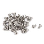 Vis cruciforme sourcing map 50pcs m2 x 5mm vis t�te frais�e cruciforme t�te plate boulon en acier inoxydable ...