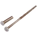 Vis relieuses prdcoupes et douilles - 4 x 90 mm - blanc
