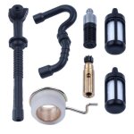Vis sans fin de pompe  huile filtre de conduite dhuile filtres de conduite de carburant pour stihl 017 ...