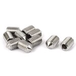 Vis sourcing map 10pcs m10x16mm filetage mâle vis pointeau conique pour poignée de porte vis sans tête ... Vis sourcing map 10pcs m10x16mm filetage mâle vis pointeau conique pour poignée de porte vis sans tête ...