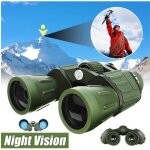 Vision nocturne 60x50 hd jumelles militaire zoom optique de chasse puissante lunette astronomique objectif ...