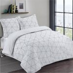 Vision parure de couette hugo - 100% coton - 1 housse de couette 200 x 200 cm + 2 taies doreiller 65 ... Vision parure de couette hugo - 100% coton - 1 housse de couette 200 x 200 cm + 2 taies doreiller 65 ...