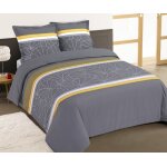 Vision - parure housse de couette goldie - 260x240cm - 100% coton