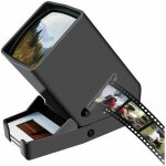 Visionneuse mobile de diapositives et n�gatifs grossissement x3 �clairage led