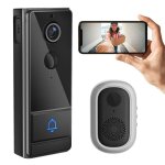 Visiophone 5. 6 pouces sonnette vid�o tuya avec cam�ra sans fil wi - fi hd interphone de s�curit� ir ...