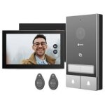 Visiophone - ezviz - hp7 - 2 family kit - platine de rue double bouton - 2 �crans int�rieurs