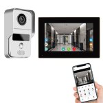 Visiophone intelligent sans filsonnette vido wi - fiinterphone domestiquecamra de visualisation de ...