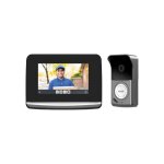 Visiophone io somfy v500 pro io kit connect� tactile 7? alimentation secteur pose en saillie