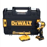 Visseuse  chocs sans fil - dewalt - dcf 850 - 205nm - brushless - 18v - batterie 20ah - coffret tstak ...