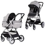 Vista poussette combin�e jusqu� 22 kg nacelle souple + assise classique gris