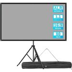 Visulapex 80?alr cran videoprojecteur avec trpied 4k hd 16:9 ecran de projection lger facile  installer ...