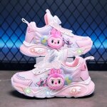 Vitata baskets fille  led ?souples et respirantes ? antidrapantes ? rose