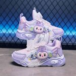 Vitata baskets fille  led ?souples et respirantes ? antidrapantes ? violet