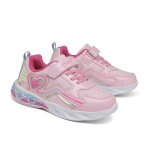 Vitata baskets lumineuses  led pour fille ? chaussures de course c?urs et ailes colores ? lgres et ...