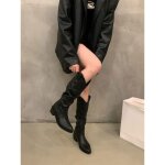 Vitata bottes femme style western mi - mollet - bout pointu talon large vintage - mode polyvalentes - ... Vitata bottes femme style western mi - mollet - bout pointu talon large vintage - mode polyvalentes - ...