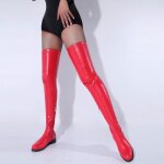 Vitata bottes hautes femme en cuir synthtique?bottines mode lgantes au genou avec zip?confortables ...