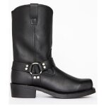 Vitata bottes hautes homme ? tige mi - haute ? anneau mtallique dcoratif ? talon antidrapant ? noir ...