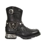 Vitata bottes moto homme - bottines en cuir avec boucle et détail crâne - bottes hautes vintage - bottes ... Vitata bottes moto homme - bottines en cuir avec boucle et détail crâne - bottes hautes vintage - bottes ...