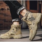Vitata bottines hiver homme camouflage?chaussures fourres montantes avec doublure chaude?bottes chaudes ...
