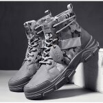 Vitata bottines hiver homme camouflage?chaussures fourres montantes avec doublure chaude?bottes chaudes ...