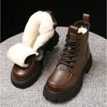 Vitata bottines  plateforme pour femme - polaire dhiver - antidrapantes et rsistantes - confortables ...