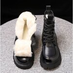Vitata bottines  plateforme pour femme - polaire dhiver - antidrapantes et rsistantes - confortables ...